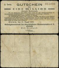 Śląsk, 1.000.000 marek (Reichsmark), 15.08.1923