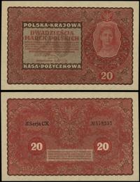 20 marek polskich 23.08.1919, seria II-CX, numer