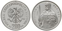 200 złotych 1979, Warszawa, Mieszko I /półpostać