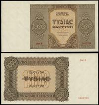1.000 złotych 1945, seria B, numeracja 3653236, 