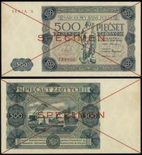 500 złotych 15.07.1947, seria X, numeracja 78900