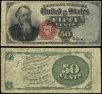 50 centów 3.03.1863, bardzo rzadkie, Friedberg 1