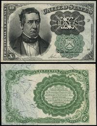 10 centów 1874, zielona pieczęć, wyśmienicie zac