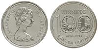 dolar 1974, 100-lecie Winnipeg, srebro "500", wy