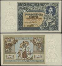 20 złotych 20.06.1931, seria DH., numeracja 6612