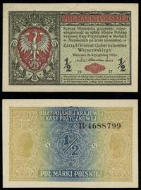 Polska, 1/2 marki polskiej, 09.12.1916