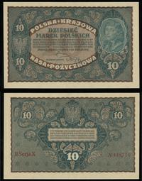 10 marek polskich 23.08.1919, seria II-X numerac