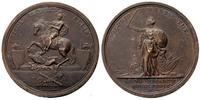 1789, brąz 51 mm, rzadki i ciekawy medal,będzie 