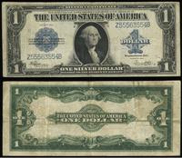 dolar 1923, seria Z55563554B, niebieska pieczęć,