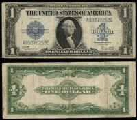 dolar 1923, seria A89378253E, niebieska pieczęć,