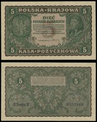 5 marek polskich 23.08.1919, seria II-X, numerac