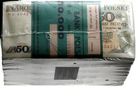 Polska, bankowa paczka banknotów 1000 x 50 złotych, 1.12.1988