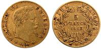 5 franków 1863/BB, złoto 1.59 g
