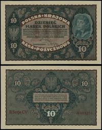 10 marek polskich 23.08.1919, seria II-CV, numer