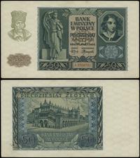 50 złotych 1.03.1940, seria A, numeracja 2328721