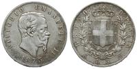 5 lirów 1873, Mediolan, Pagani 496