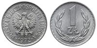 1 złoty 1972, Warszawa, Wyśmienite., Parchimowic