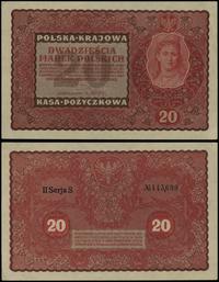 20 marek polskich 23.08.1919, seria II-S, numera