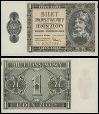 1 złoty 1.10.1938, seria IŁ, numeracja 9247196, 