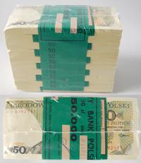 bankowa paczka banknotów 1000 x 50 złotych 1.12.