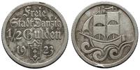 1/2 guldena 1923, Utrecht, Koga, srebro 2.45 g, 