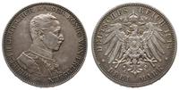 3 marki 1914 A, Berlin, Popiersie cesarza w mund