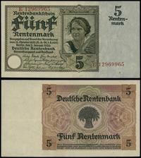 5 rentenmarek 2.01.1926, seria E, numeracja 1296
