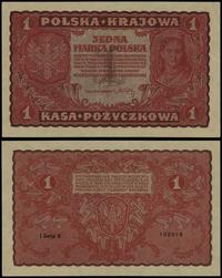 1 marka polska 23.08.1919, seria I-N 152518, Zgi