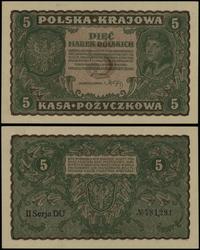 5 marek polskich 23.08.1919, seria II-DU 781291,