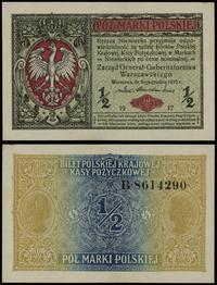 1/2 marki polskiej 9.12.1916, Generał, seria B 8