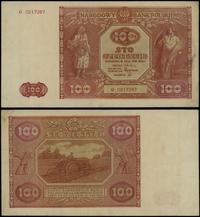 100 złotych 15.05.1946, seria G 0217287, złamany