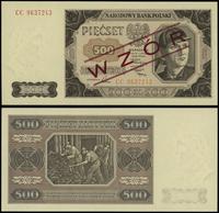 500 złotych 1.07.1948, seria CC 9637243, na stro