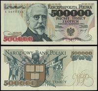 500.000 złotych 16.11.1993, seria S 0695526, trz