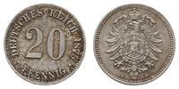 Niemcy, 20 fenigów, 1875 A