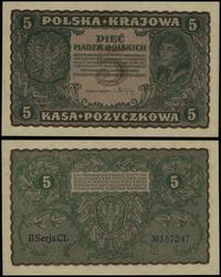 5 marek polskich 23.08.1919, seria II-CL, numera
