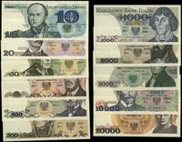 zestaw 11 banknotów PRL, 10 zł 1.06.1982 seria R
