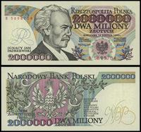 2 000 000 złotych 14.08.1992, seria B 5698704, p