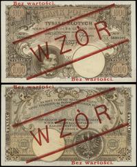 1.000 złotych 28.02.1919, po obu stronach ukośny