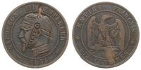 10 centimes 1854 A, Paryż, z prześmiewczą kontrm