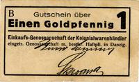 1 goldfenig /1923/, Gdańsk, Einkaufs-Genossensch