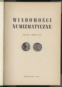 Wiadomości Numizmatyczne, zeszyty 1-4/1969 (47-5