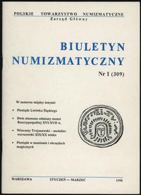 Biuletyn Numizmatyczny, zeszyt nr 1/1998 (309), 