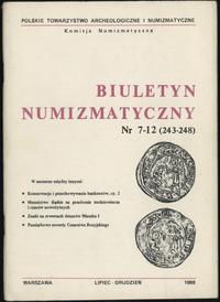 Biuletyn Numizmatyczny, zeszyt nr 7-12(243-248),
