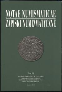 Zapiski Numizmatyczne - Notae Numismaticae, tom 