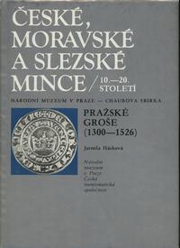 wydawnictwa zagraniczne, Jarmila Hásková - Česke, Moravské a Slezské Mince 10.-20. Století, Pražske..