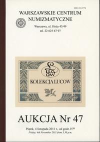 Katalog 47. aukcji WCN, 4.11.2011, 115 stron for