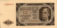 10 złotych 1.07.1948, seria L, Miłczak 136a
