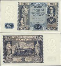 20 złotych 11.11.1936, seria DH, numeracja 92311