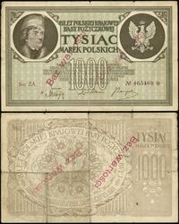 1.000 marek polskich 17.05.1919, seria ZA, numer