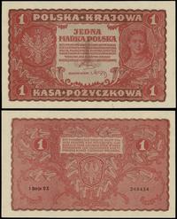 1 marka polska 23.08.1919, seria I-CX, numeracja